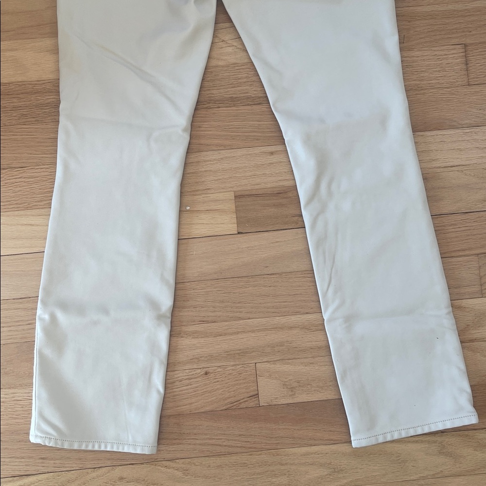 Abercrombie & Fitch Women's Off-White Straight Leg Jeans size 25/0R - Picture 9 of 9